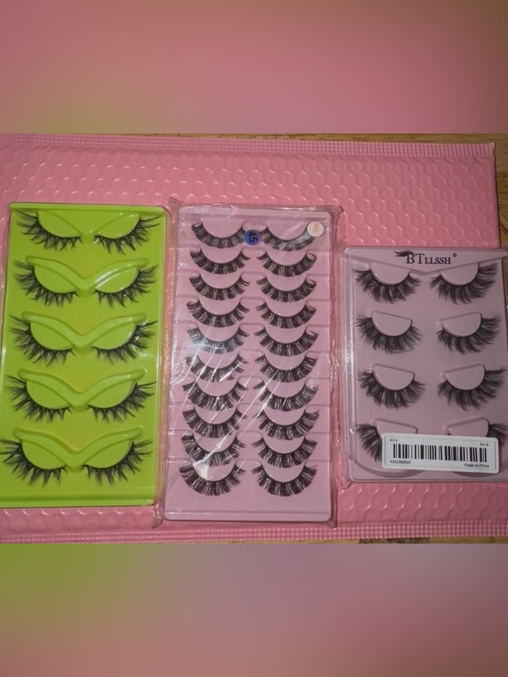 Black Multi-Pair False Eyelash Set for Women